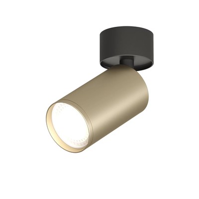 DK2029-BG Накладной светильник под сменную лампу TUBE, IP20, 15W, GU10, матовое золото с черным, алю