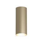 DK2051-SG Накладной светильник под сменную лампу TUBE, IP20, 15W, GU10, матовое золото, алюминий   1 - Фото 1