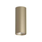 DK2051-SG Накладной светильник под сменную лампу TUBE, IP20, 15W, GU10, матовое золото, алюминий   1 - Фото 2