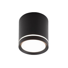 DK4013-BK Накладной светильник RIBE, IP20, 5W, LED 4000K, черный, алюминий/акрил 10574807