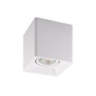 DK3030-WH  Накладной поворотный светильник под сменную лампу SORO, IP20, 15W, GU5.3, LED, белый, пла 10574814 - фото 309831783