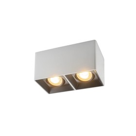 DK3035-WB Накладной поворотный светильник под сменную лампу SORO, IP20, 15W, GU5.3, LED, белый/черны 10574816