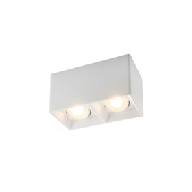 DK3035-WH  Накладной поворотный светильник под сменную лампу SORO, IP20, 15W, GU5.3, LED, белый, пла 10574817