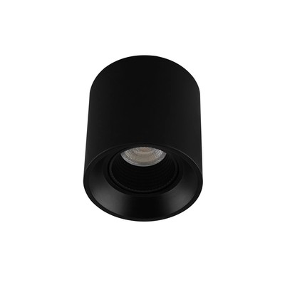 DK3090-BK Накладной поворотный светильник под сменную лампу SORO, IP20, 15W, GU5.3, LED, черный/черн