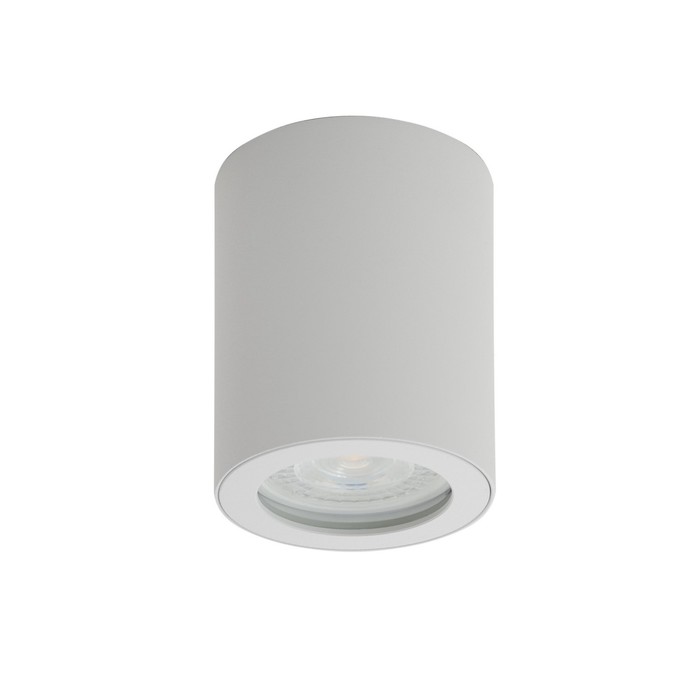 DK3007-WH Накладной влагозащищенный светильник под сменную лампу FARUM, IP 44, 15W, GU10, белый, алю - Фото 1