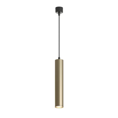 DK4050-BG Подвесной светильник под сменную лампу TUBE, IP20, 15W, GU10, матовое золото с черным, алю