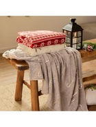 Плед светящийся в темноте «Этель. Candy cane», 200×220 см,100% п/э, корал-флис, 220 г/м² - Фото 6