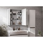 Зеркало шкаф Aquaton «Нортон», 1000 мм, цвет белый - Фото 3