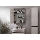 Зеркало шкаф Aquaton «Нортон», 650 мм, цвет белый - Фото 3