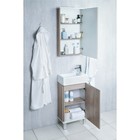 Зеркало шкаф Aquaton «Эмма», 460×820 мм, цвет белый/дуб наварра - Фото 4