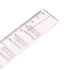 Линейка справочная 20 см, «Таблица умножения» прозрачная - Фото 2