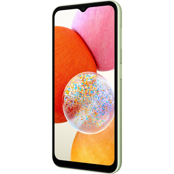 Смартфон Samsung SM-A145 Galaxy A14 64Gb 4Gb светло-зеленый моноблок 3G 4G 2Sim 6.6" 1080x2408 Andro - фото 51640254