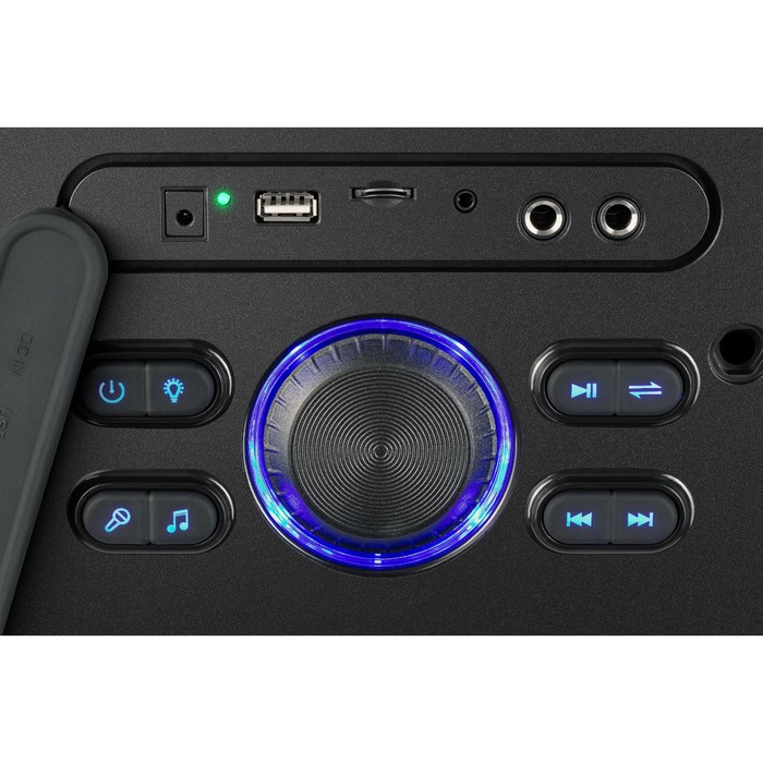 Акустическая система Defender Boomer 70 60Вт, Light/BT/FM/USB/LED/IPX4 - фото 51635404