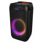 Портативная акустика BQ PBS1008 черная 25 Вт, USB, TWS, 3600 мАч, подсветка, FM - фото 51635473