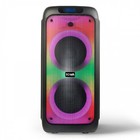 Портативная акустика BQ PBS3003 черная 80 Вт, Bl, микрофон , 5500 мАч, подсветка, FM, AUX - фото 51635489 Портативная акустика BQ PBS3003 черная 80 Вт, Bl, микрофон , 5500 мАч, подсветка, FM, AUX - фото 51635489