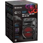 Портативная акустика Defender G110 12 Вт, Light/BT/FM/USB/LED/AUX - фото 51635541 Портативная акустика Defender G110 12 Вт, Light/BT/FM/USB/LED/AUX - фото 51635541