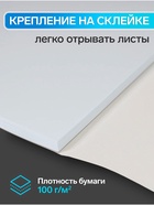 Альбом для рисования Calligrata А4, 60 листов на склейке, обложка мелованный картон, твёрдая подложка, блок офсет 100 г/м² - Фото 2