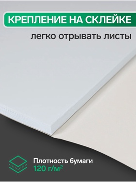 Альбом для рисования Calligrata «Спорт» А4, 40 листов на склейке, обложка мелованный картон, выборочный УФ-лак, блок офсет 120 г/м²