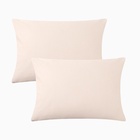 Комплект наволочек «Этель», 50×70 см, 2 шт., бежевый, бязь, хлопок 100% 10383295