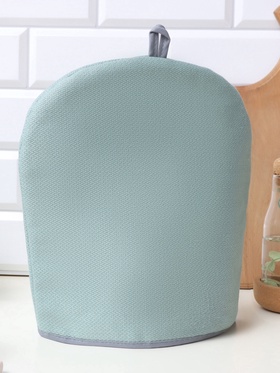 Грелка на чайник Этель Home collection green 28×28 см, 61% лён, 39% хлопок