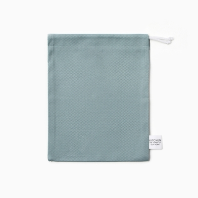 Мешочек текстильный «Этель» Home collection, 27×34 см, 61% лён, 39% хлопок, зелёный