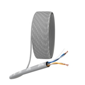 Кабель витая пара ЭРА U/UTP 2x2x24 AWG Cat5e CU PVC 305 м