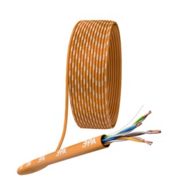 Кабель витая пара ЭРА U/UTP 4x2x24 AWG Cat5e CU нг(А) HF 305 м