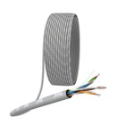 Кабель витая пара ЭРА SIMPLE U/UTP 4x2x24 AWG Cat5e CCA PVC 25 м - фото 51661167