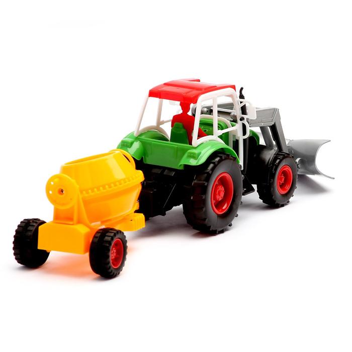 Трактор «Строитель» с бетономешалкой, МИКС - фото 1905341768