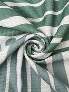 Плед с бахромой «Этель» Lines, 130×180 см, зелёный - Фото 11