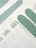 Плед с бахромой «Этель» Lines, 130×180 см, зелёный - Фото 12