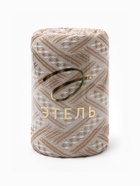 Плед с бахромой «Этель» Home, 130×180 см, бежевый, жаккард - Фото 13