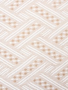 Плед с бахромой «Этель» Home, 130×180 см, бежевый, жаккард - Фото 5