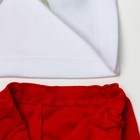 Комплект: кофточка длинный рукав на застежке/штанишки, 6-12 мес., 100% хлопок, цвет красный микс - Фото 5