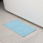 Тряпка для пола Raccoon, 250 г/м², 50×30 см, микрофибра, с оверлоком, 1 шт., голубая - Фото 5