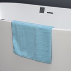 Тряпка для пола Raccoon, 250 г/м², 50×30 см, микрофибра, с оверлоком, 1 шт., голубая - Фото 6