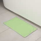 Тряпка для пола Raccoon, 250 г/м², 50×30 см, микрофибра, с оверлоком, 1 шт., зеленая - Фото 6