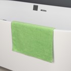 Тряпка для пола Raccoon, 250 г/м², 60×80 см, микрофибра, с оверлоком, 1 шт, зеленая - Фото 5