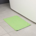 Тряпка для пола Raccoon, 250 г/м², 60×80 см, микрофибра, с оверлоком, 1 шт, зеленая - Фото 6