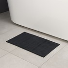 Тряпка для пола Raccoon, 220 г/м², 60×80 см, микрофибра, ультразвуковая обработка края, 2 шт., черная - Фото 6