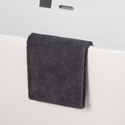 Тряпка для пола Raccoon, 220 г/м², 60×80 см, микрофибра, ультразвуковая обработка края, 2 шт., серая - Фото 4