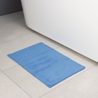 Тряпка для пола Raccoon, 220 г/м², 60×80 см, микрофибра, ультразвуковая обработка края, 2 шт., синяя - Фото 6