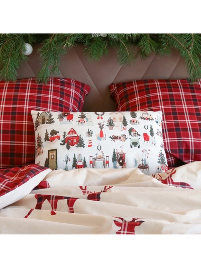 Подушка декоративная новогодняя «Этель. Christmas moments», 60×40 см