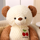 Мягкая игрушка «Медведь», с вишенкой, 105 см, цвет коричневый - фото 25377448