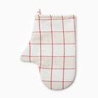 Варежка - прихватка «Этель» Bright cage, 20×27 см, 100% хлопок, рогожка 186 г/м² - Фото 1