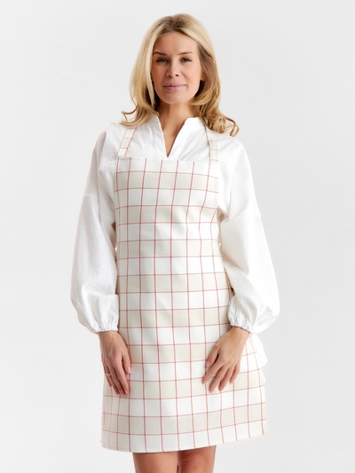 Фартук новогодний "Этель" "Bright cage" 60х70 см, 100% хл, рогожка 186 г/м2