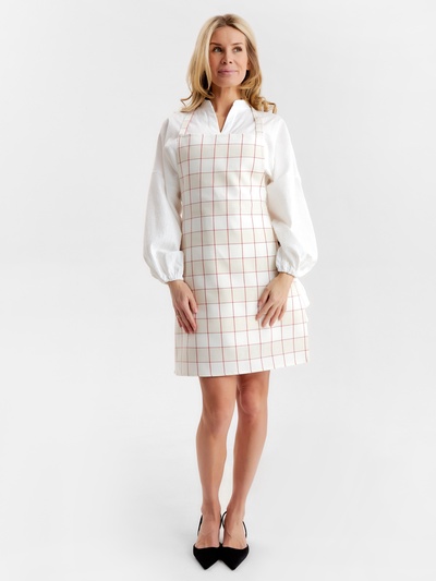 Фартук новогодний "Этель" "Bright cage" 60х70 см, 100% хл, рогожка 186 г/м2