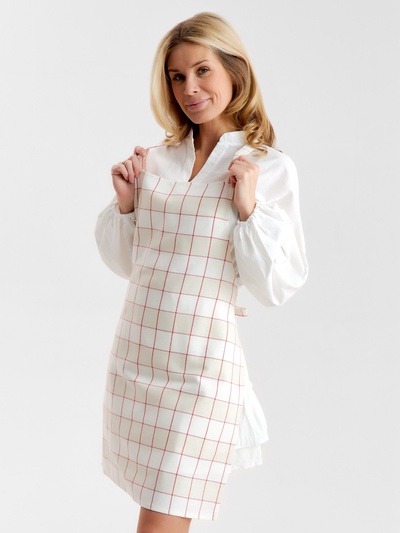 Фартук новогодний "Этель" "Bright cage" 60х70 см, 100% хл, рогожка 186 г/м2