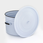 УЦЕНКА Бак эмалированный, 24 л, голубой - Фото 2