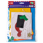 Аппликация из фетра на новый год «Веселая Змея», набор для творчества - Фото 7